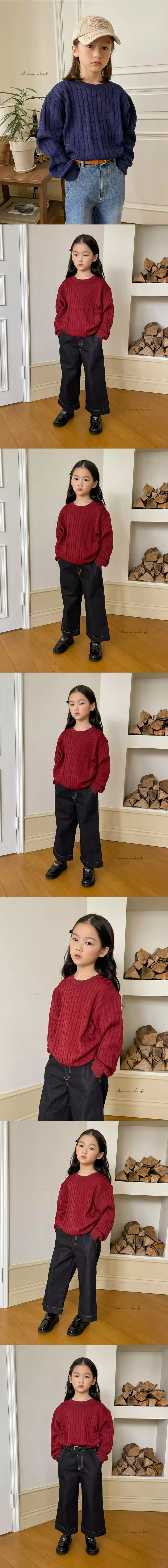 a-Market - Korean Children Fashion - #minifashionista - London Twist Knit Tee - 2