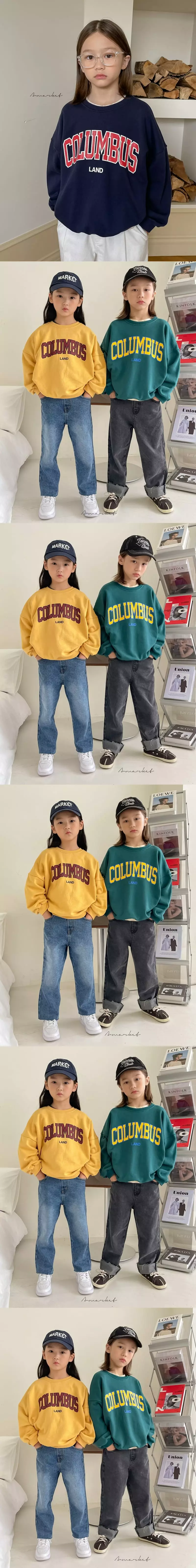 a-Market - Korean Children Fashion - #prettylittlegirls - Columbus Sweatshirt - 2