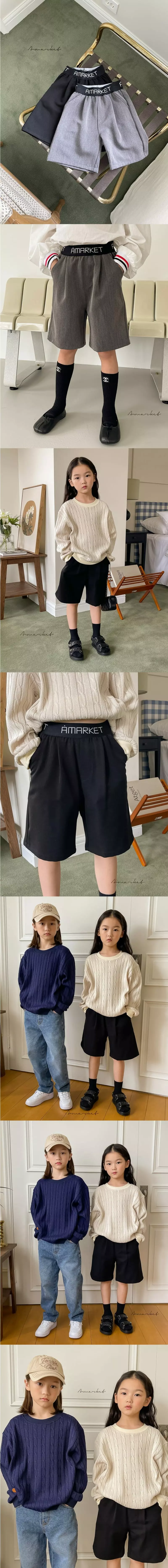 a-Market - Korean Children Fashion - #prettylittlegirls - Banding Half Pants - 2