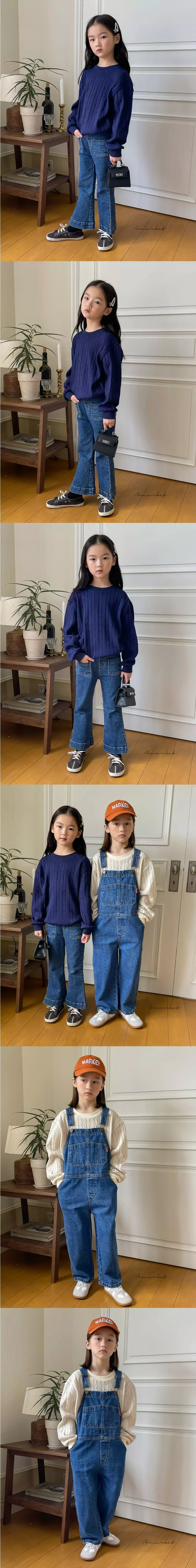 a-Market - Korean Children Fashion - #prettylittlegirls - London Twist Knit Tee - 3