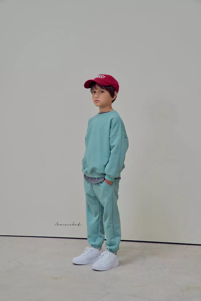 a-Market - Korean Children Fashion - #stylishchildhood - A Trainning Top Bottom Set - 5