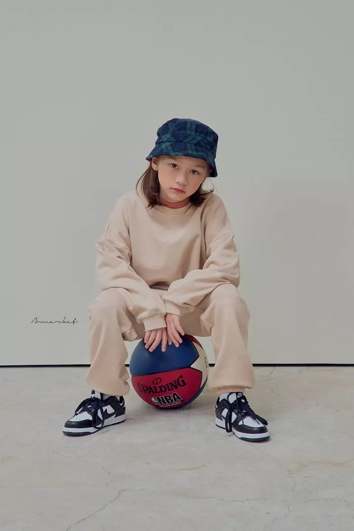 a-Market - Korean Children Fashion - #todddlerfashion - A Trainning Top Bottom Set - 3