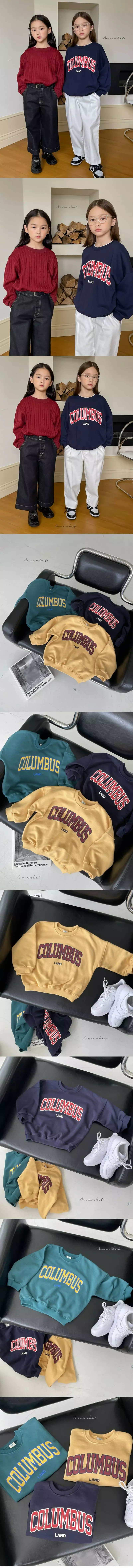 a-Market - Korean Children Fashion - #todddlerfashion - Columbus Sweatshirt - 3