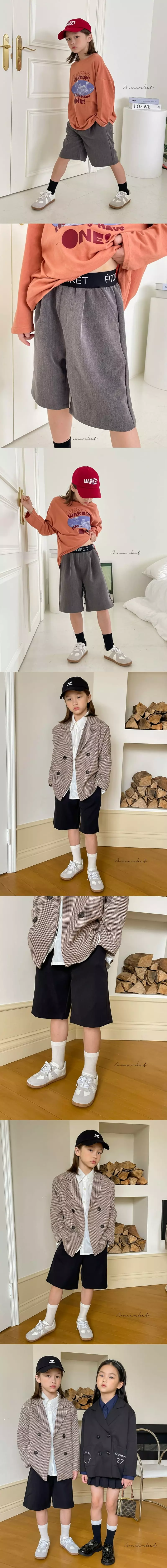 a-Market - Korean Children Fashion - #todddlerfashion - Banding Half Pants - 3