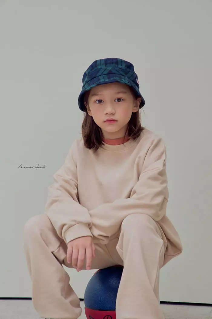 a-Market - Korean Children Fashion - #todddlerfashion - A Trainning Top Bottom Set - 4