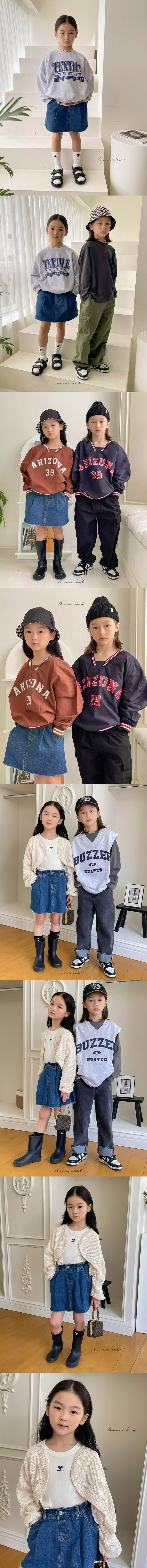a-Market - Korean Children Fashion - #toddlerclothing - Cutting Denim Skirt - 2