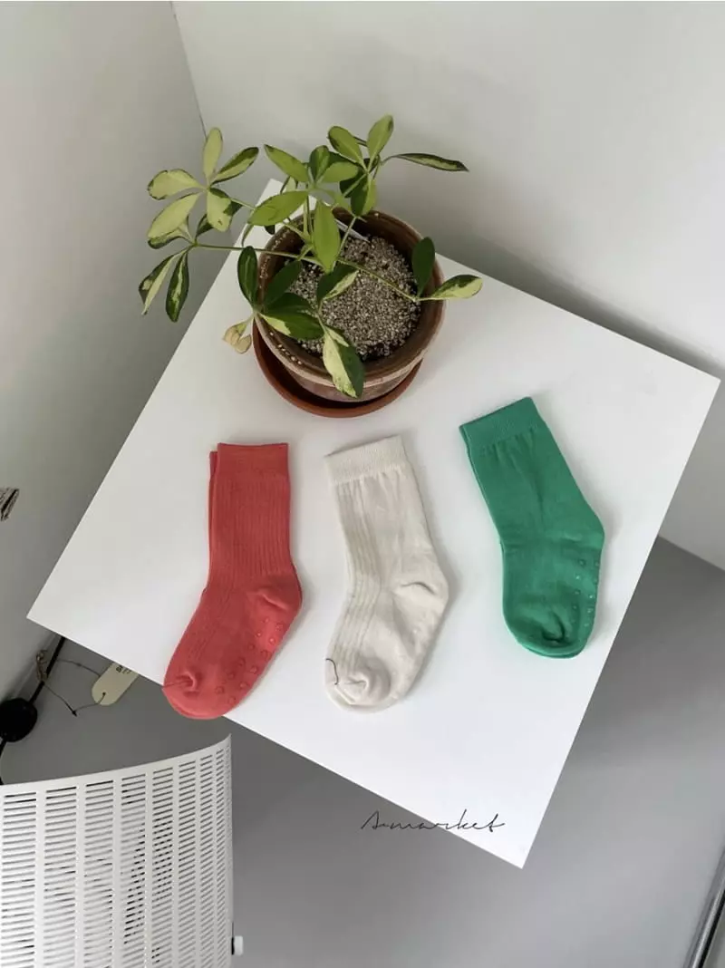 a-Market - Korean Children Fashion - #toddlerclothing - Simple Socks Set