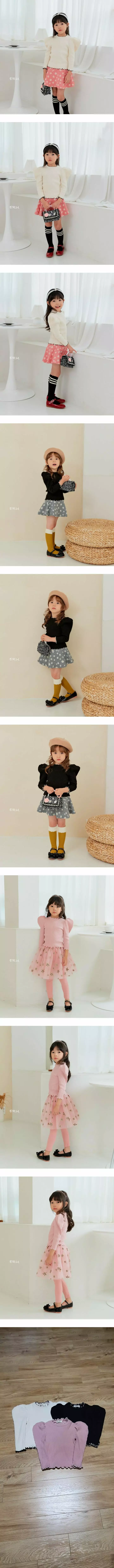 e.ru - Korean Children Fashion - #Kfashion4kids - Rib Puff Tee