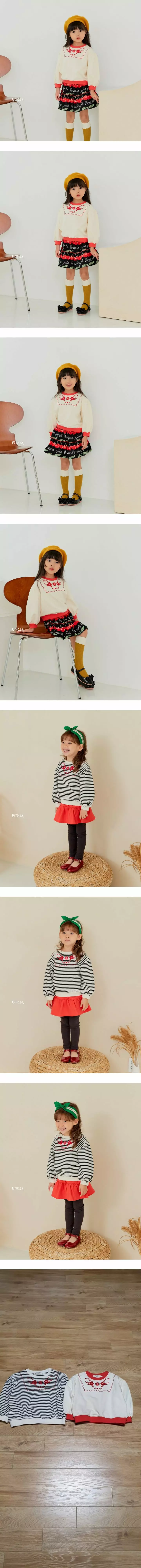 e.ru - Korean Children Fashion - #Kfashion4kids - Sca Wrap Embroidery Tee