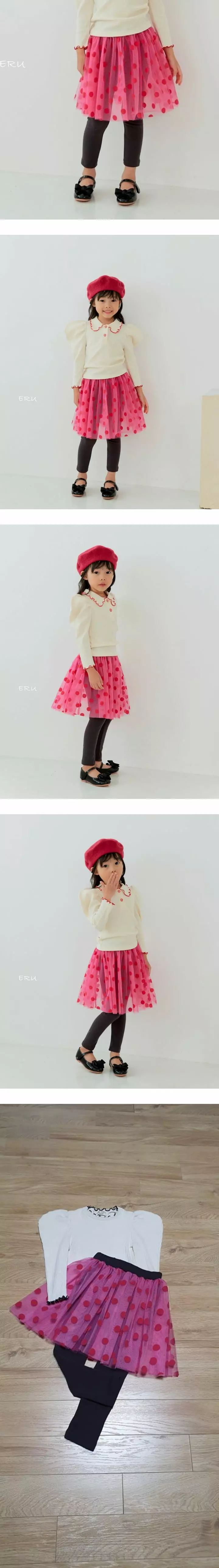 e.ru - Korean Children Fashion - #kidsshorts - Dot Skirt Leggings