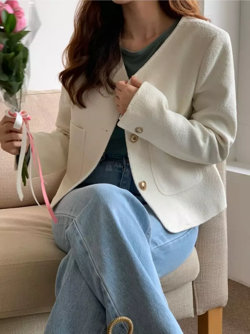 frill - Korean Women Fashion - #momslook - Twid Jacket