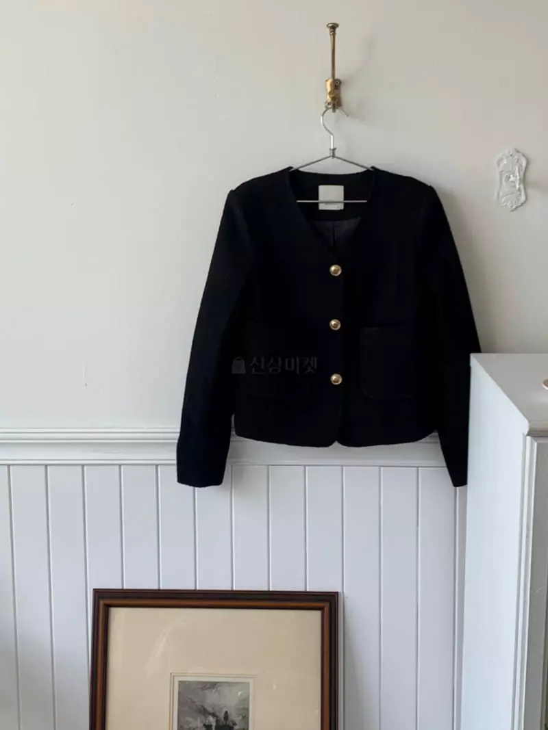 frill - Korean Women Fashion - #momslook - Twid Jacket - 7