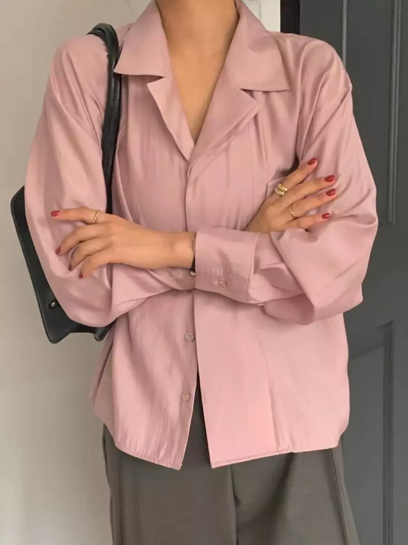 frill - Korean Women Fashion - #momslook - Gentle Blouse