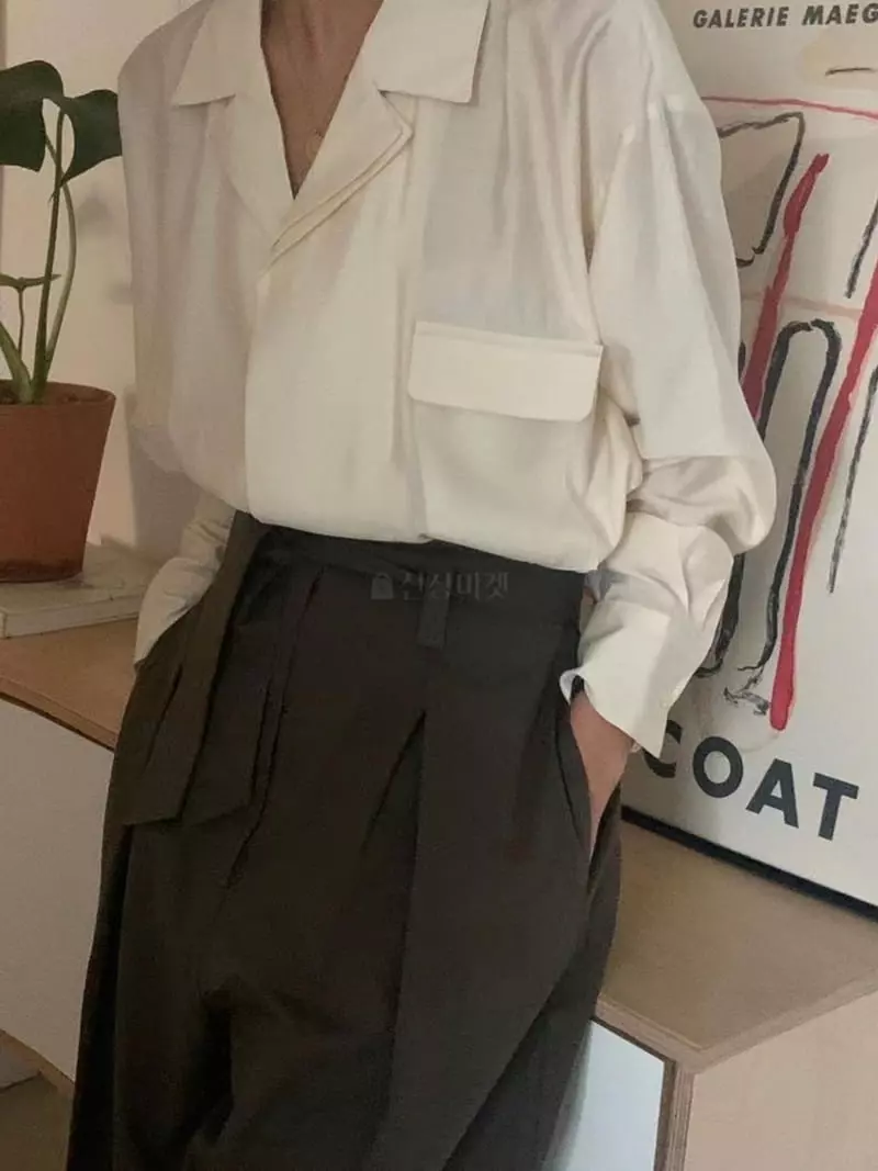 frill - Korean Women Fashion - #momslook - Gentle Blouse - 3