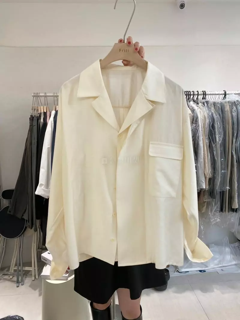 frill - Korean Women Fashion - #momslook - Gentle Blouse - 5