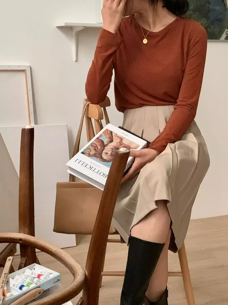 frill - Korean Women Fashion - #momslook - Lip Tee - 3