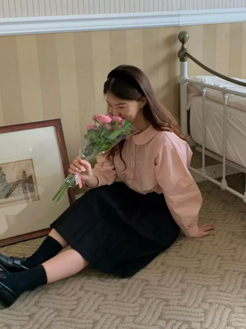 frill - Korean Women Fashion - #momslook - Wind Blouse - 3