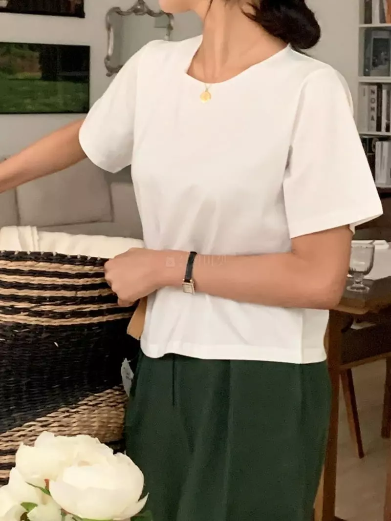 frill - Korean Women Fashion - #thelittlethings - Mini Tee - 4