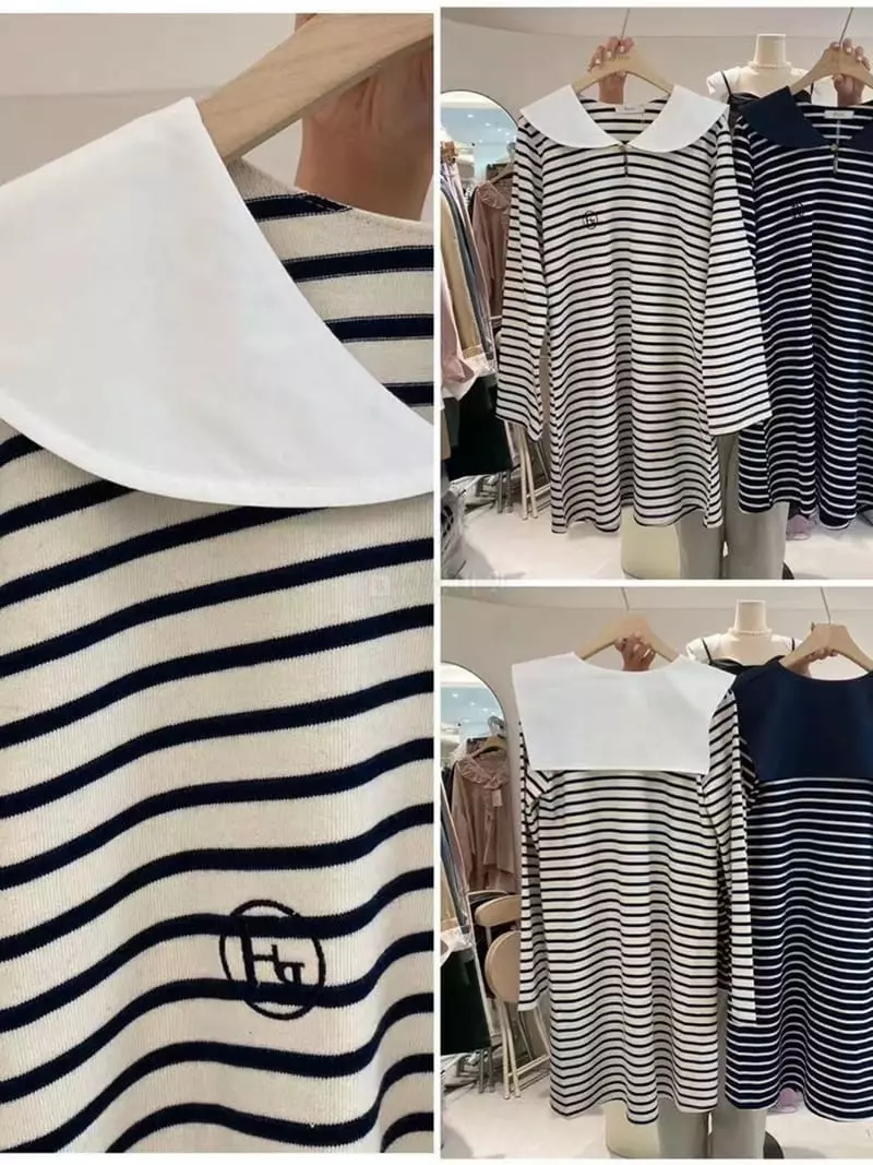 frill - Korean Women Fashion - #shopsmall - Sailor One-piece - 7