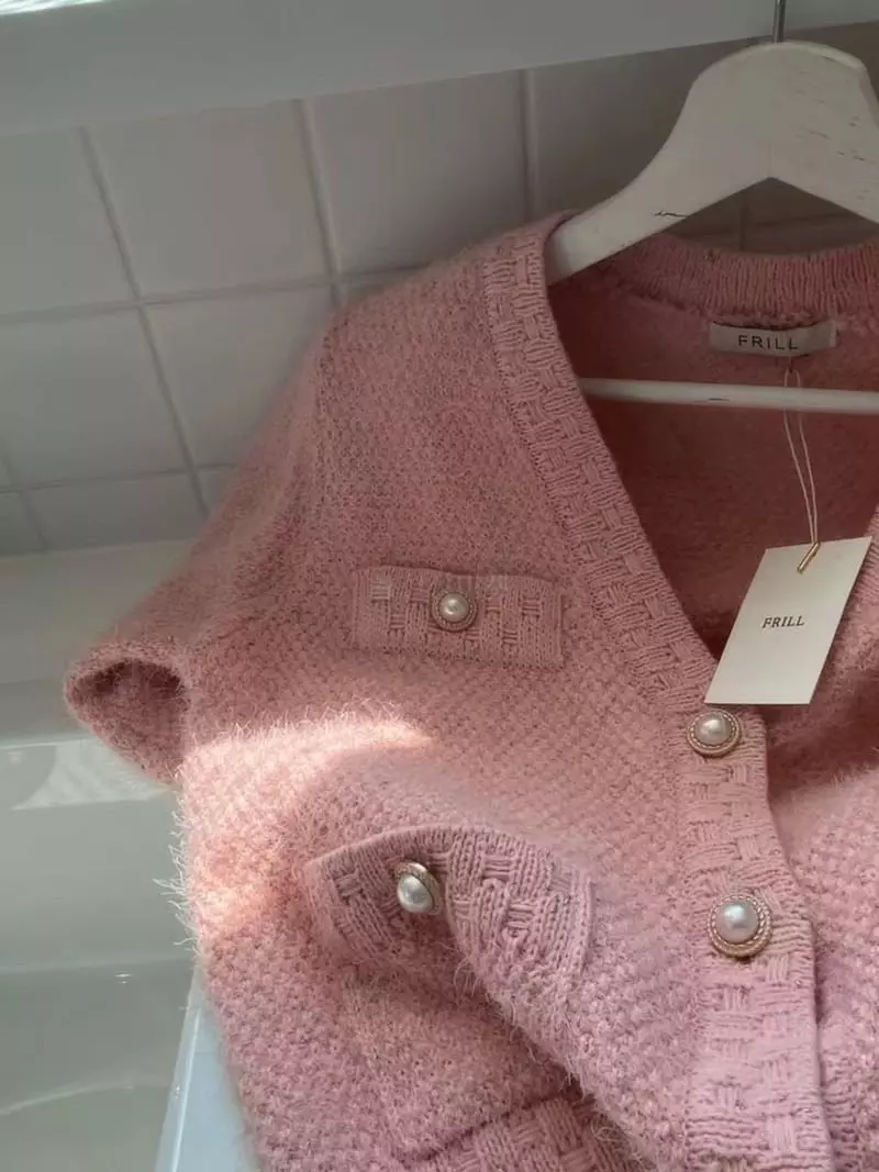 frill - Korean Women Fashion - #thelittlethings - Sha Cotton Candy Cardigan - 8