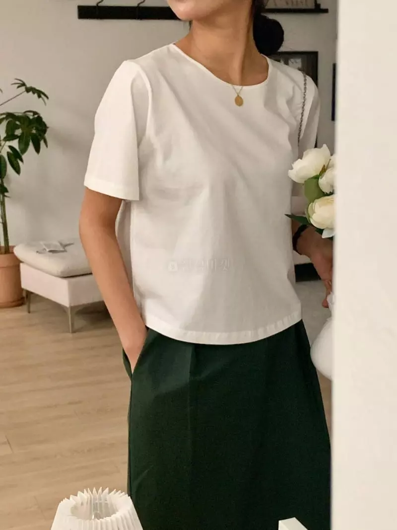 frill - Korean Women Fashion - #thelittlethings - Mini Tee - 3