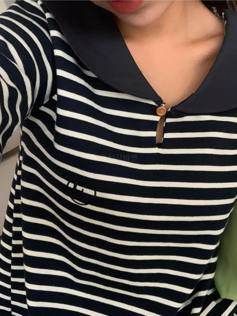 frill - Korean Women Fashion - #vintagekidsstyle - Sailor One-piece - 3
