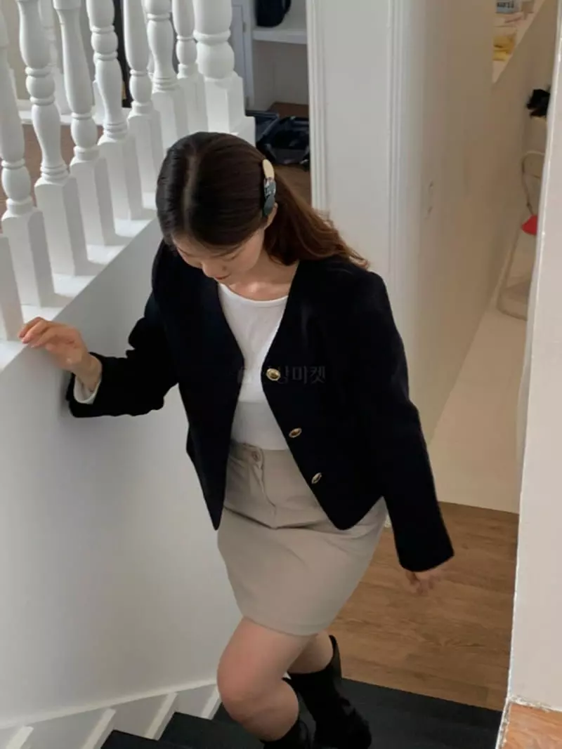 frill - Korean Women Fashion - #womensfashion - Twid Jacket - 6