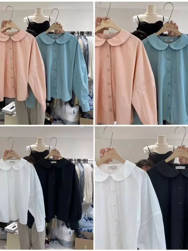 frill - Korean Women Fashion - #womensfashion - Wind Blouse - 5