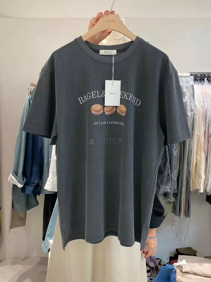 frill - Korean Women Fashion - #womensfashion - Bagle Tee - 6