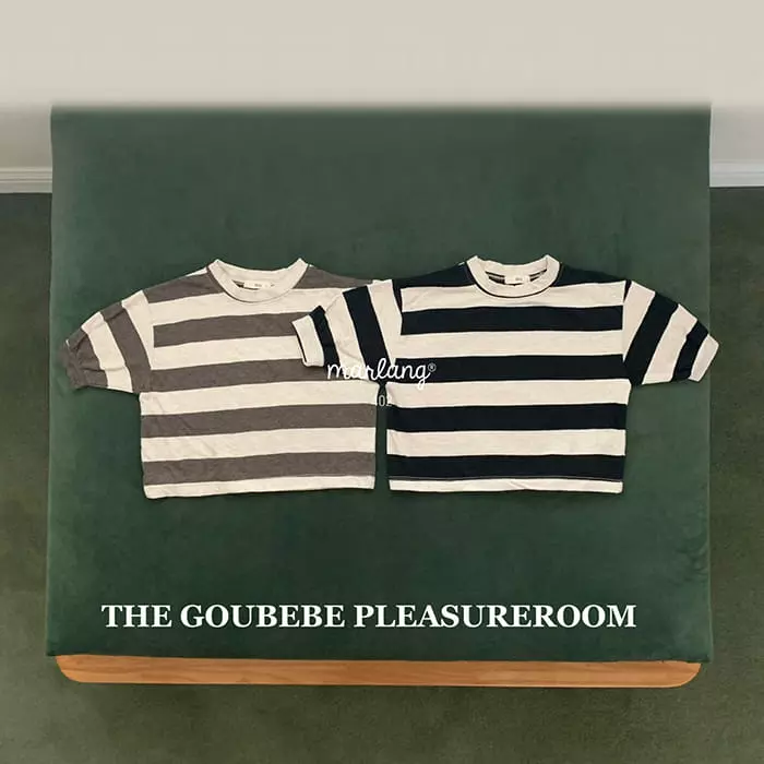 go;u - Korean Baby Fashion - #babyfashion - Bebe Stripes Tee