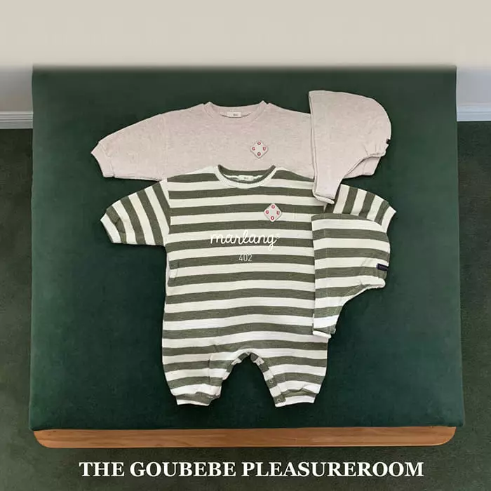 go;u - Korean Baby Fashion - #babyoutfit - Bebe Ding Ding Bodysuit