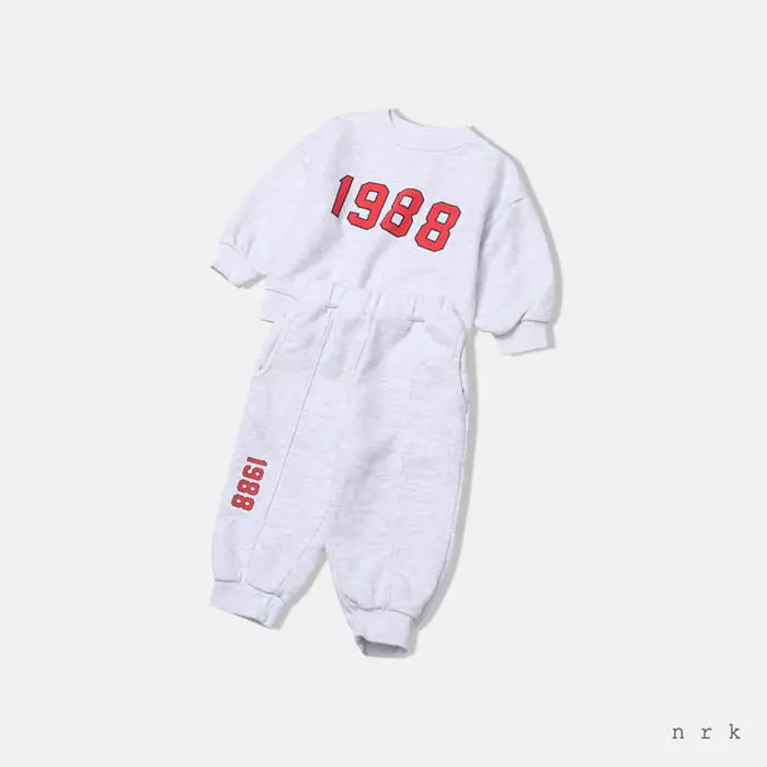 nrk - Korean Children Fashion - #Kfashion4kids - 1988 Top Bottom Set - 2