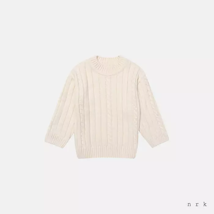 nrk - Korean Children Fashion - #Kfashion4kids - Cool Twist Knit Tee - 3