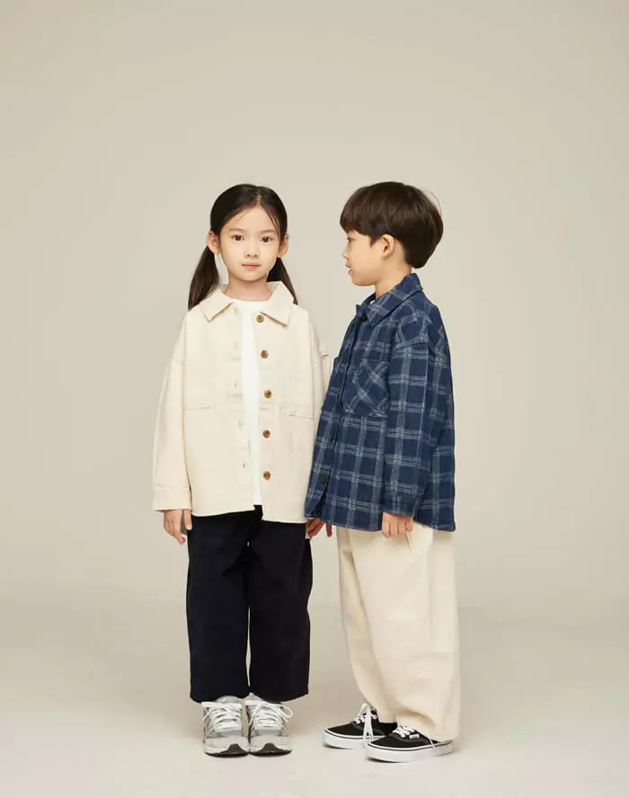 nrk - Korean Children Fashion - #childofig - Twill Denim Shirt - 11