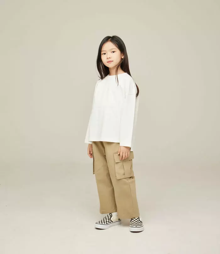 nrk - Korean Children Fashion - #childrensboutique - Basic Slit Tee - 12