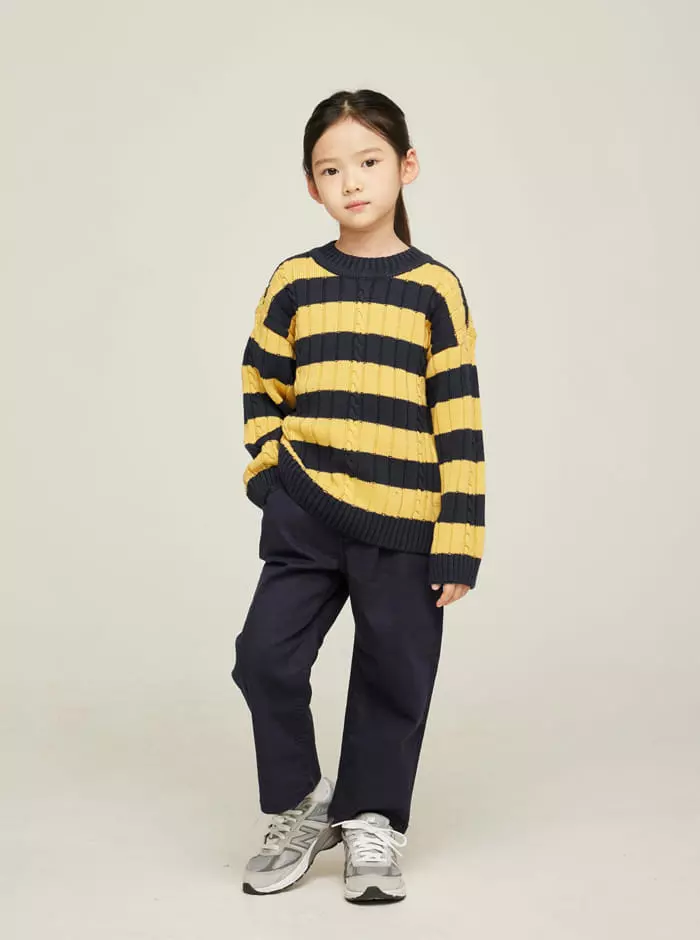 nrk - Korean Children Fashion - #childrensboutique - Stripes Knit Tee - 11
