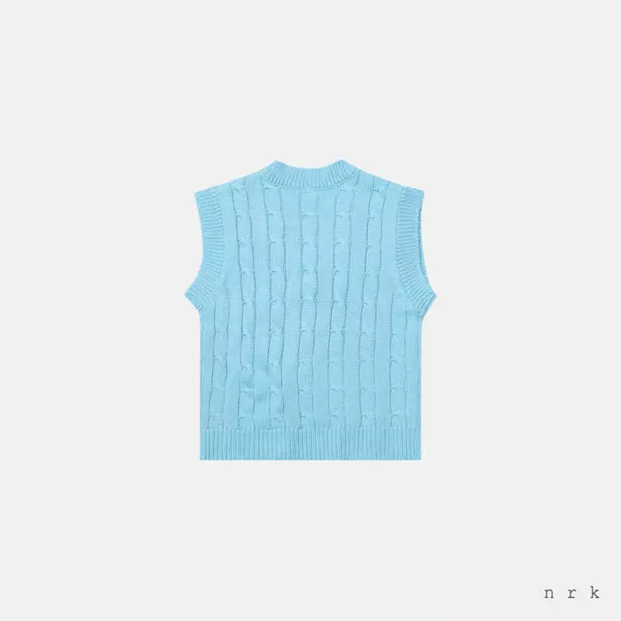nrk - Korean Children Fashion - #designkidswear - Cable Vest - 6