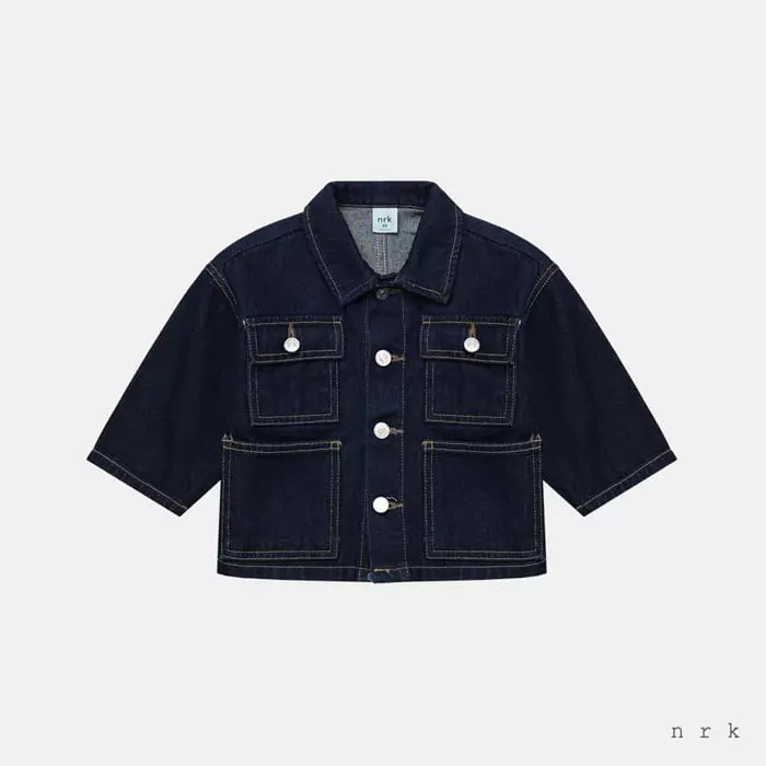 nrk - Korean Children Fashion - #designkidswear - Denim Jacket - 4