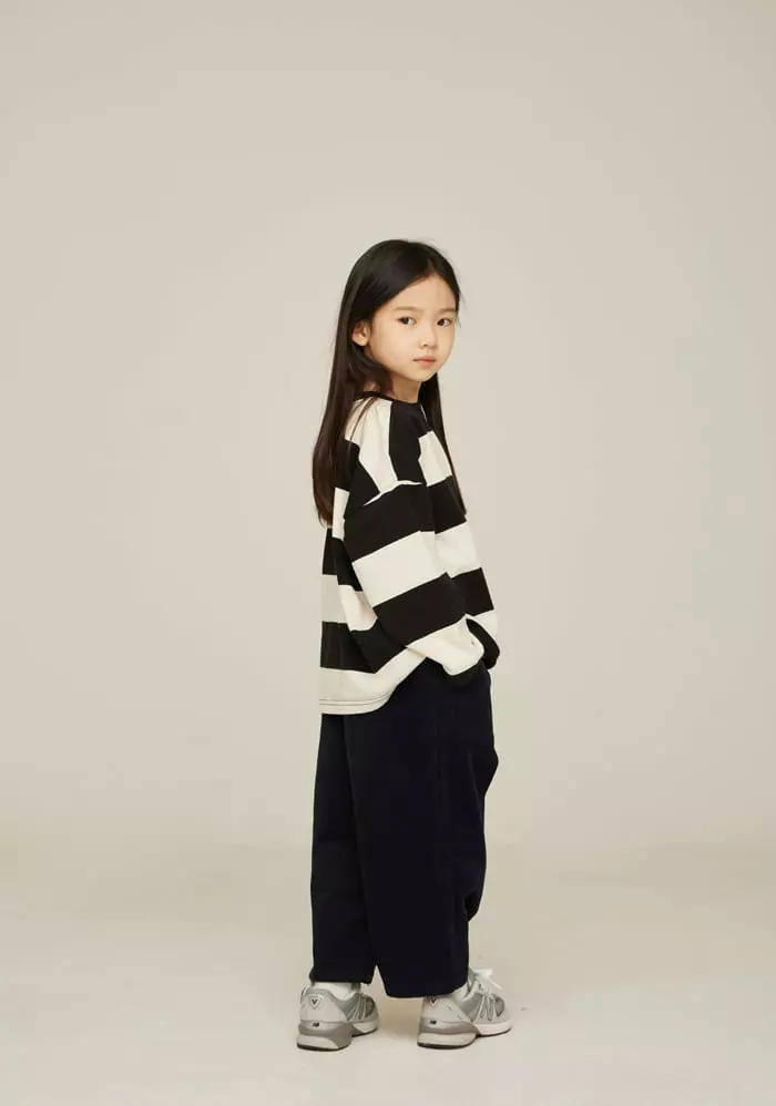 nrk - Korean Children Fashion - #discoveringself - Stripes Box Tee - 12