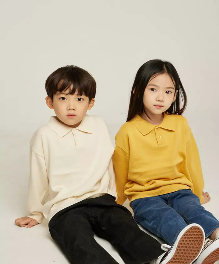 nrk - Korean Children Fashion - #kidsshorts - Collar Knit Tee - 12