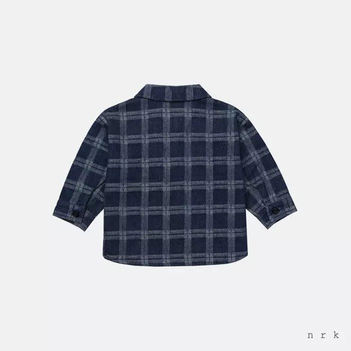 nrk - Korean Children Fashion - #kidzfashiontrend - Twill Denim Shirt - 5