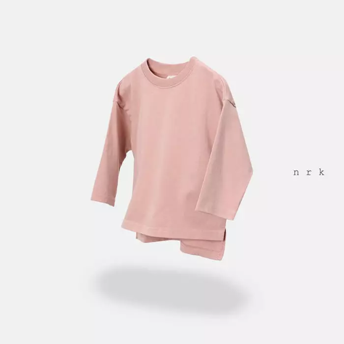 nrk - Korean Children Fashion - #kidzfashiontrend - Basic Slit Tee - 2