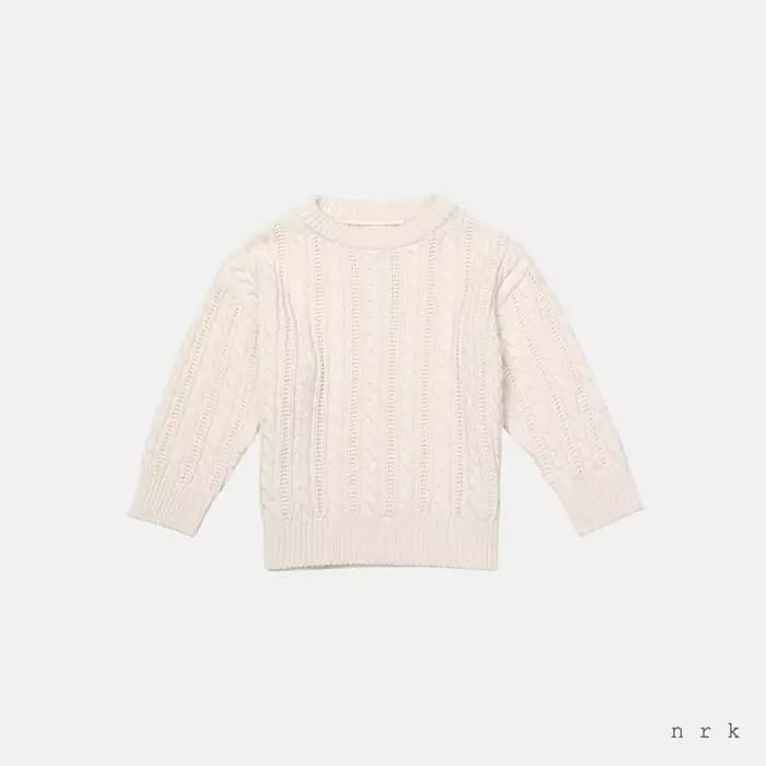nrk - Korean Children Fashion - #kidzfashiontrend - Twist Knit Tee - 3