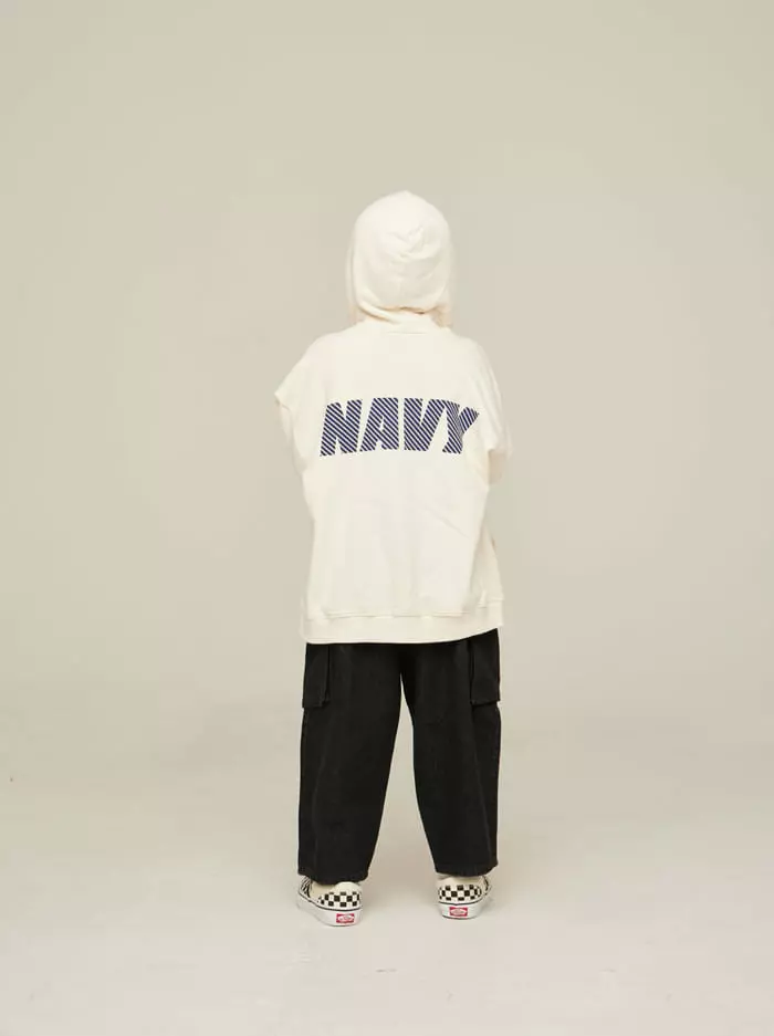 nrk - Korean Children Fashion - #littlefashionista - Navy Hoody  - 11
