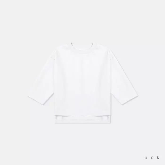 nrk - Korean Children Fashion - #Kfashion4kids - Basic Slit Tee - 4