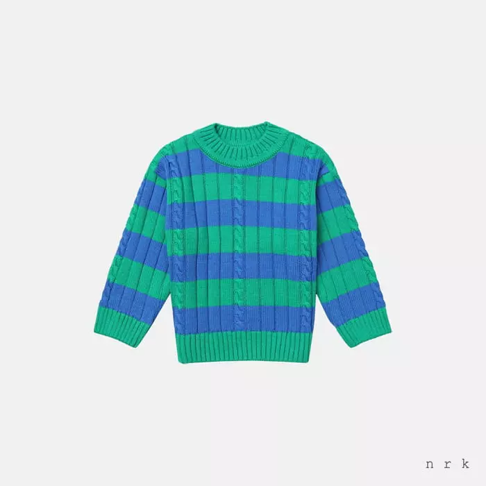 nrk - Korean Children Fashion - #littlefashionista - Stripes Knit Tee - 3