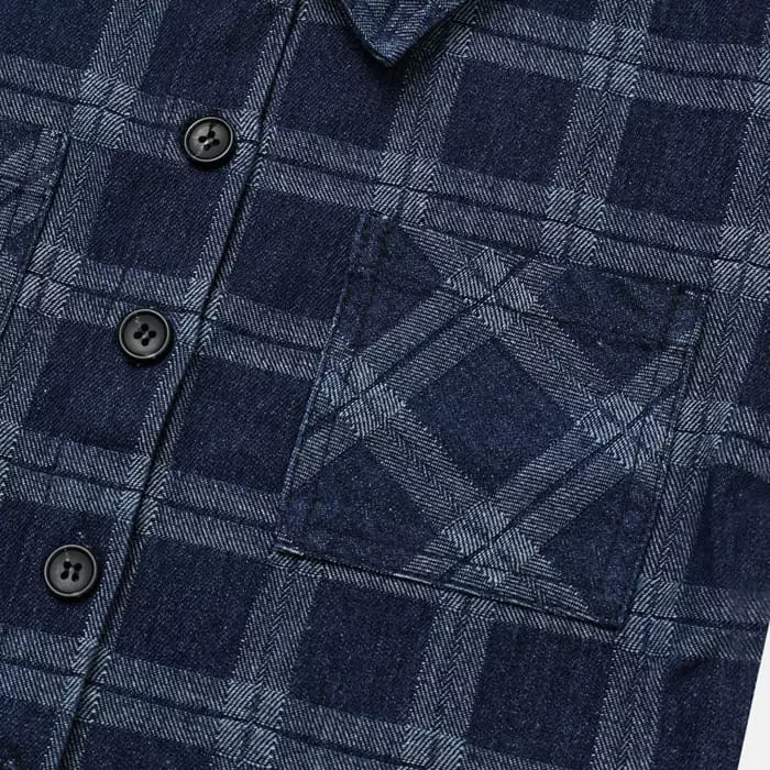 nrk - Korean Children Fashion - #magicofchildhood - Twill Denim Shirt - 8