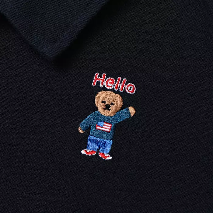 nrk - Korean Children Fashion - #magicofchildhood - Bear Collar Tee - 7