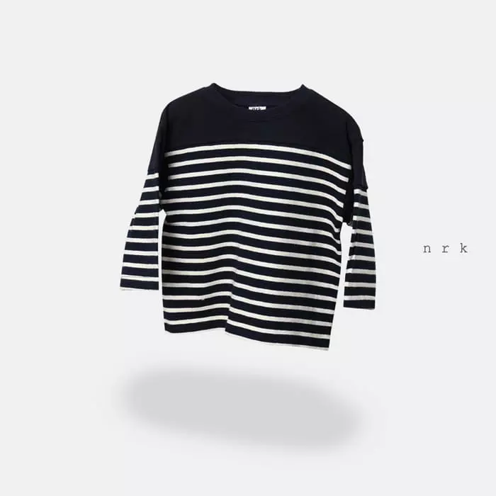 nrk - Korean Children Fashion - #littlefashionista - Stripes Tee - 4