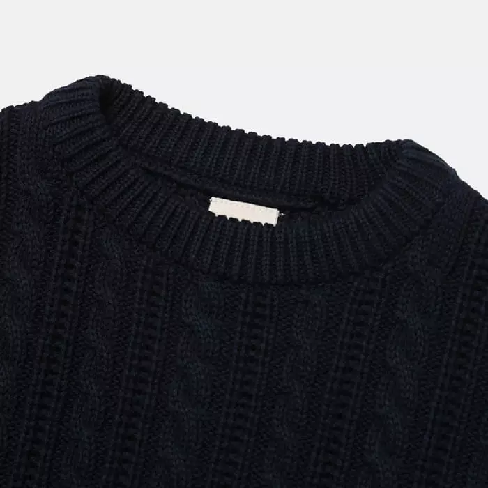 nrk - Korean Children Fashion - #magicofchildhood - Twist Knit Tee - 6